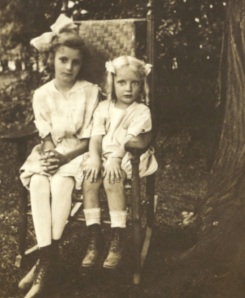 Katherine and Florence. Little Florence died on October 4, 1915.