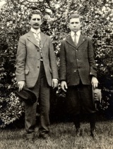 Ruth's brother Bob, with son Robin. Ruth's sister Bessie helped raise Robin after his mother (Ruth's friend Florence) died.
