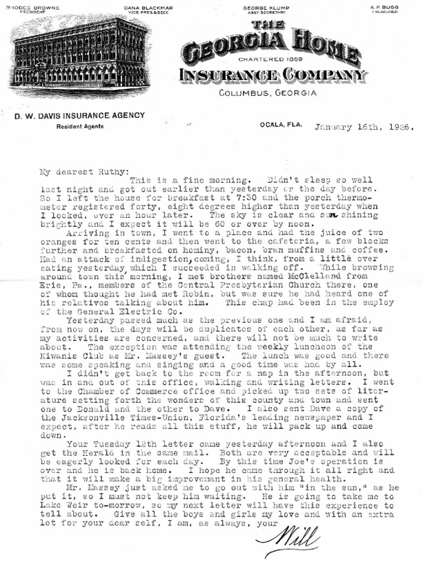 1926 georgia home letter